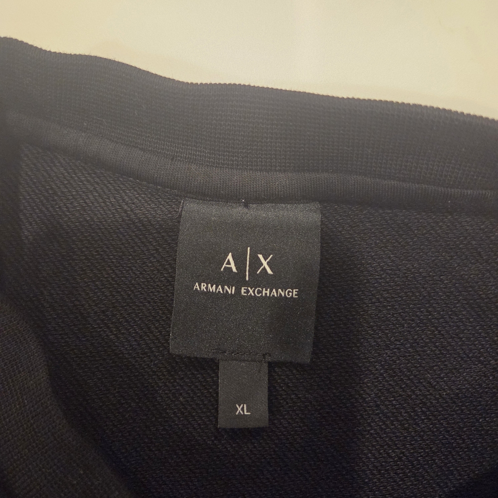 Armani Exchange Black Sweatshirt and Joggers Set - Picture 3 of 4